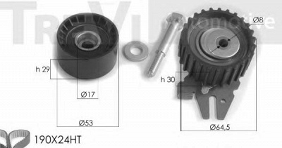 TREVI AUTOMOTIVE kd1231 -  Комплект ремня ГРМ